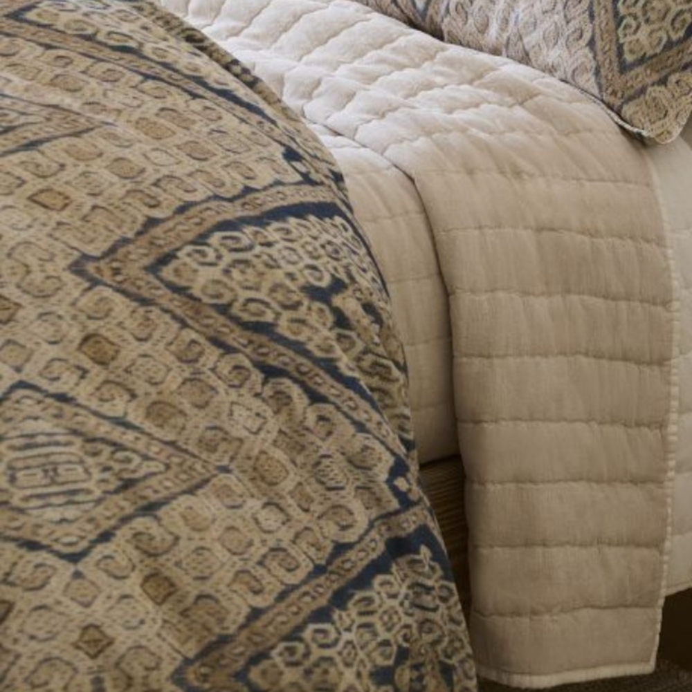 ❤️BUY 2 GET 1 FREE West Elm Peyton Ikat Duvet Cover,Marina Blue,Retail $169.00 - Picture 4 of 10